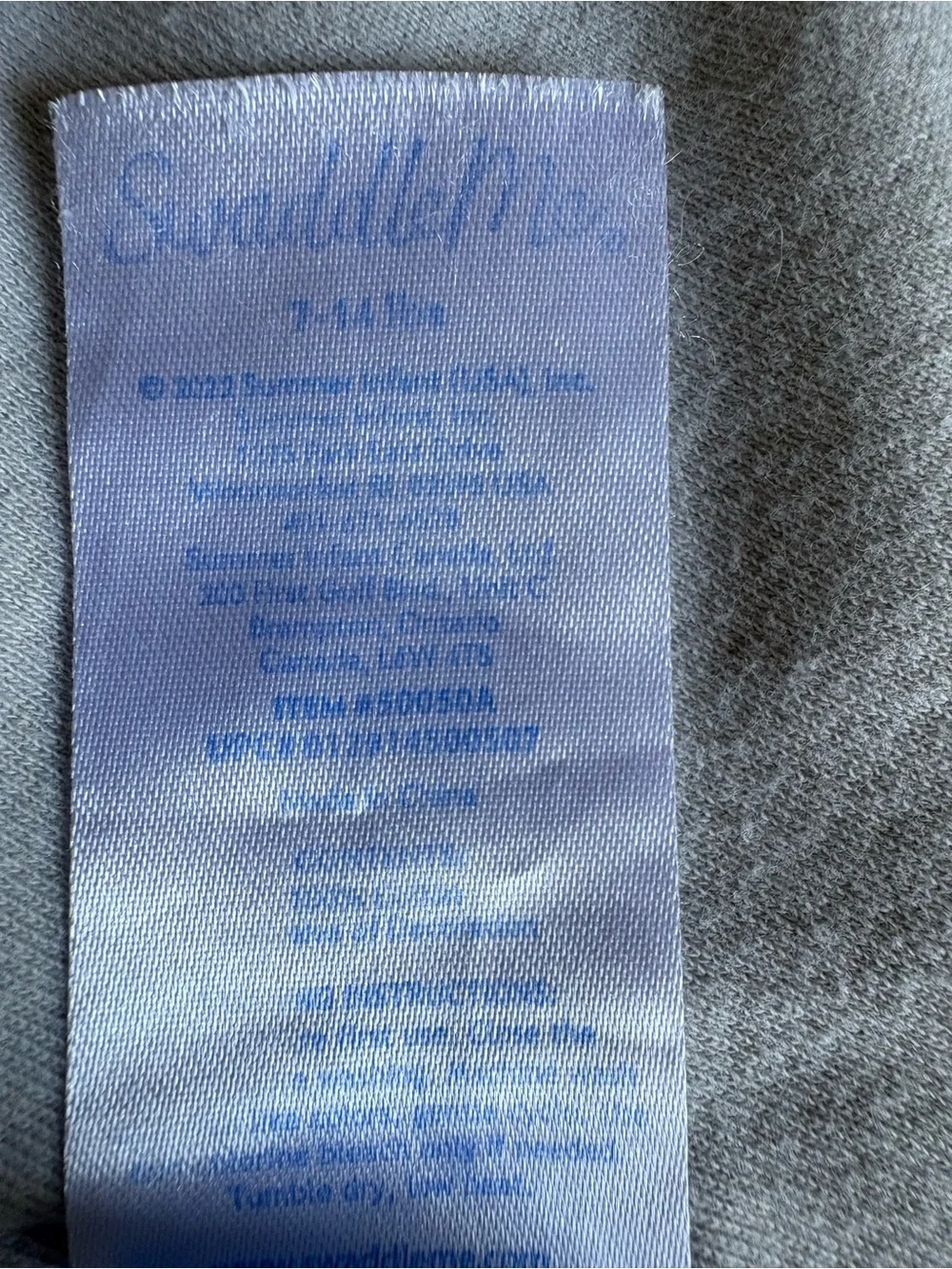 Swaddle Me - Gender Neutral Gray Baby Swaddle Sack - Soft 100% Cotton